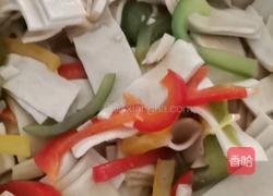 清炒豆腐皮的做法图解2