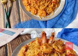 巨奶香！超级好吃的蒜香奶油虾仁意面！的做法图解8