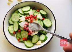 蒜片乳瓜的做法图解5