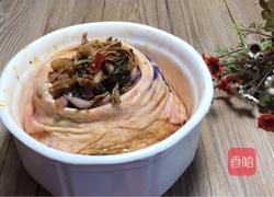 猪膀酿梅干菜的做法图解9