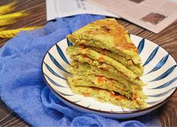 芹菜柿子鸡蛋饼，神仙搭配！