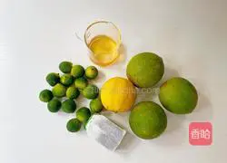 Illustration of how to make orange and lemon tea 1