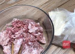 豆腐酿肉的做法图解1