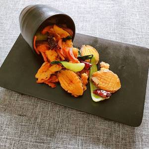 鲍鱼炒饼