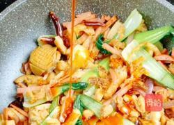 鲍鱼炒饼的做法图解9