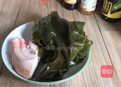 海带炒肉的做法图解1