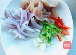 洋葱炒鸡胸肉的做法图解1