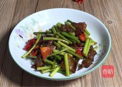 蒜苔炒五花肉的做法图解15