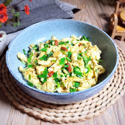 葱花炒鸡蛋的做法[图]