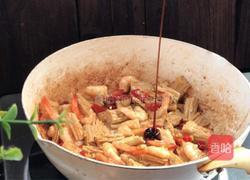 腐竹炒虾仁的做法图解12