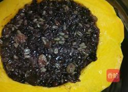 南瓜黑米饭的做法图解4