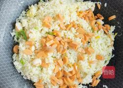 火腿虾仁蛋炒饭的做法图解6