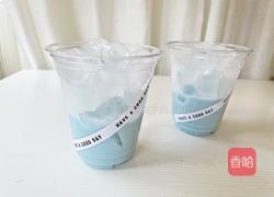 瓦尔登蓝椰拿铁的做法图解5