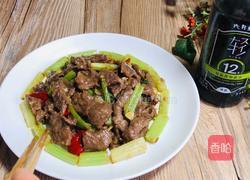 西芹炒牛肉的做法图解13