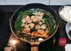 裙带菜蛤蜊豆腐汤的做法图解6