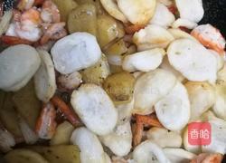 年糕干锅虾的做法图解8