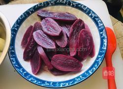 无糖山药紫薯糕的做法图解2