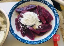 无糖山药紫薯糕的做法图解3