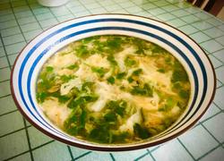 鸡蛋香菜冲汤