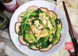 青菜香菇炒鸡蛋的做法图解13
