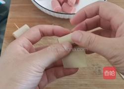 香辣香肠豆皮卷的做法图解2