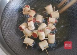 香辣香肠豆皮卷的做法图解6