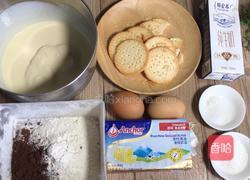 饼干酥皮可可泡芙的做法图解1