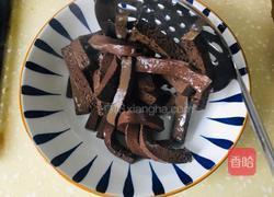 猪血炒韭菜的做法图解5