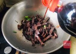 猪血炒韭菜的做法图解9