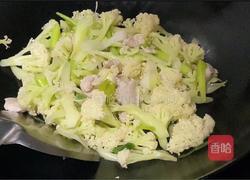 肉片炒花菜的做法图解6