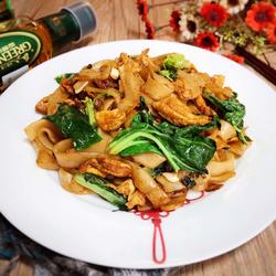 青菜鸡蛋炒河粉的做法[图]