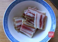 咸肉炒松花菜的做法图解5