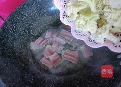 咸肉炒松花菜的做法图解7