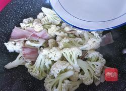 咸肉炒松花菜的做法图解8