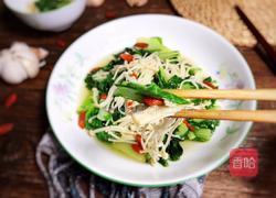 金针菇炒白菜的做法图解11