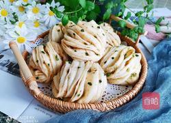 芝麻葱香花卷的做法图解14