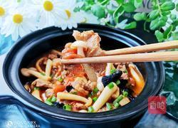 番茄菌菇炖猪肉的做法图解18