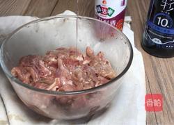 菜心梗炒肉的做法图解7