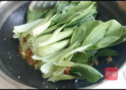 西红柿炒蘑菇油菜的做法图解6