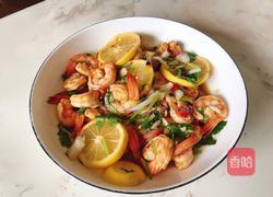 柠檬虾的做法图解5