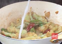 青椒炒花菜的做法图解10