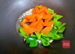 青椒炒花菜的做法图解6