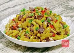 酸豆角炒鸭肾的做法图解14