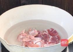 白萝卜炖猪肉的做法图解4