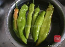 辣椒酿肉的做法图解2