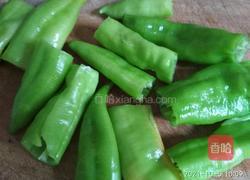 辣椒酿肉的做法图解3