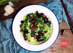 木耳炒小白菜的做法图解11