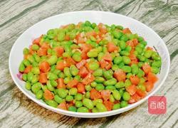 毛豆米炒火腿肠的做法图解11