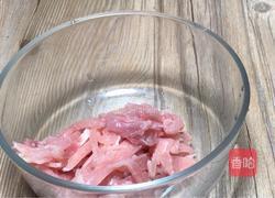 小白菜炒肉丝的做法图解2