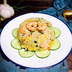 玉米虾仁蛋炒饭的做法[图]